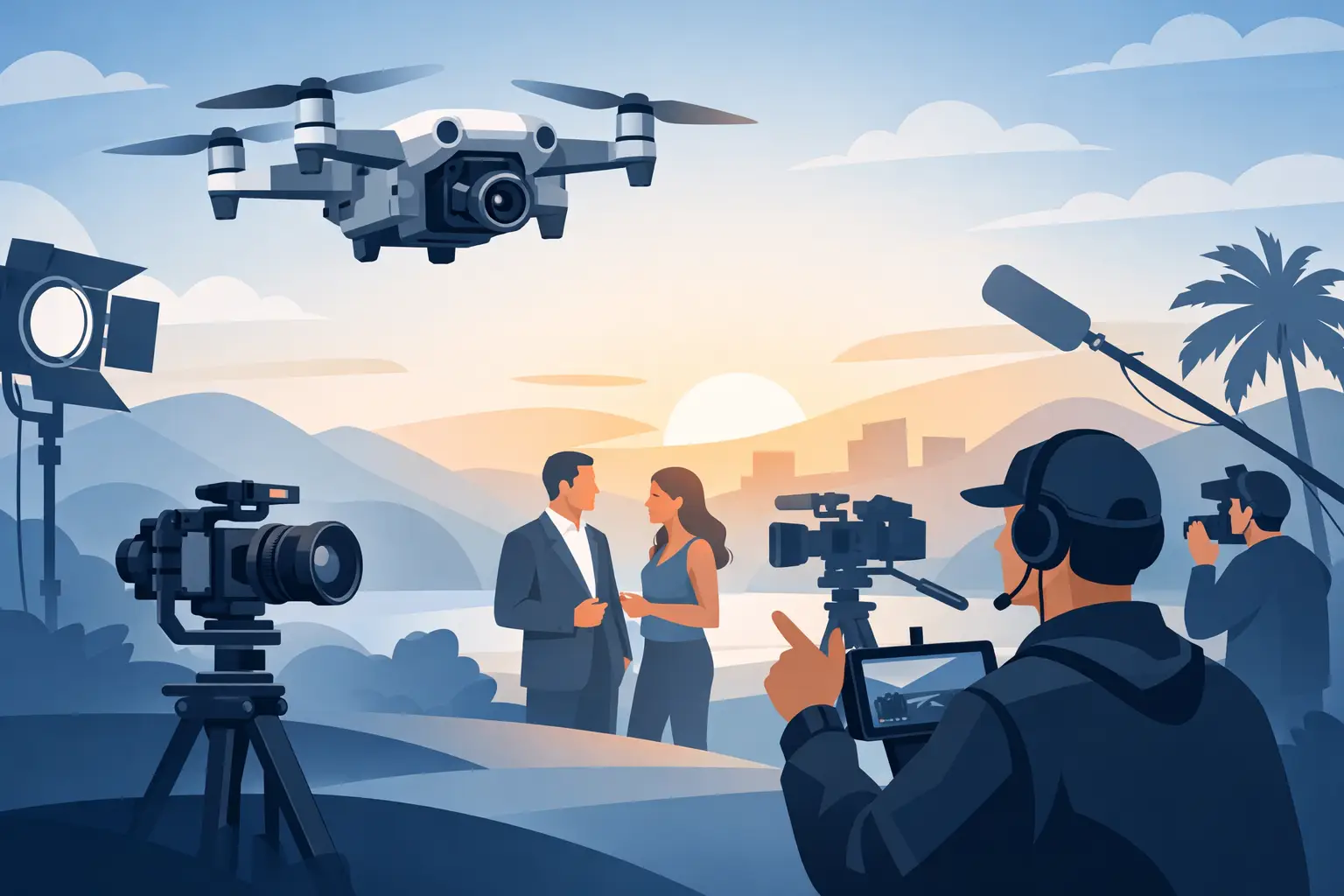 Drone UAV : quel rôle sur un tournage pro ?