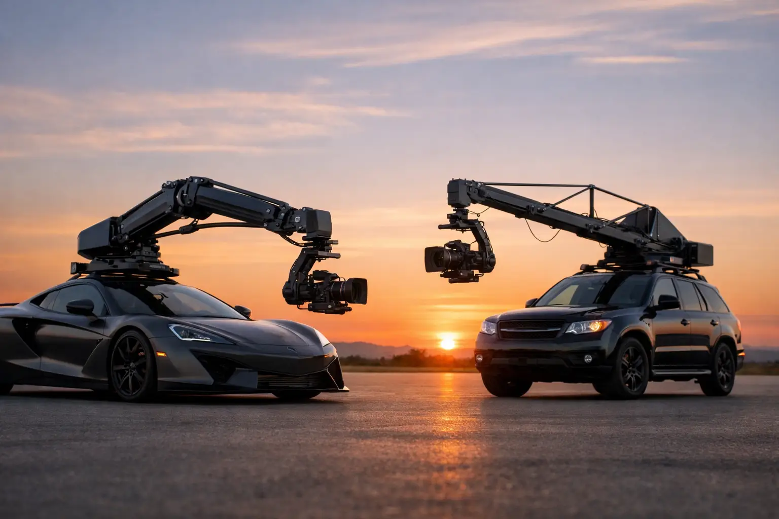 Motocrane Radical vs travelling classique