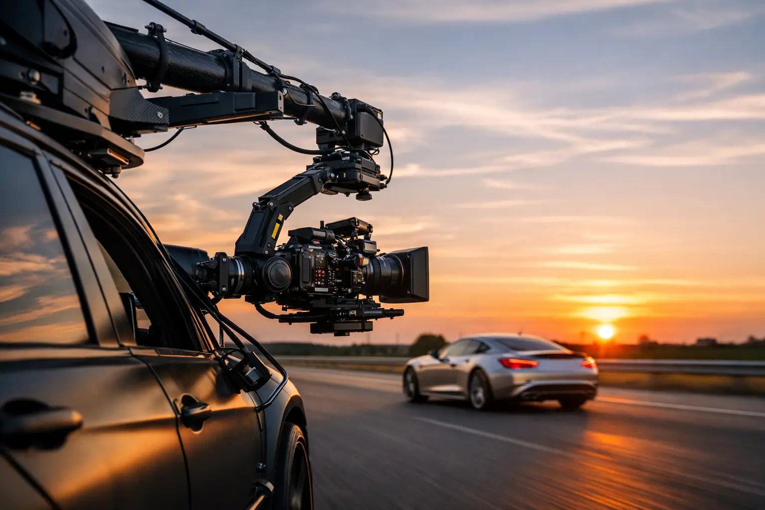 Guide camera car pour production publicitaire