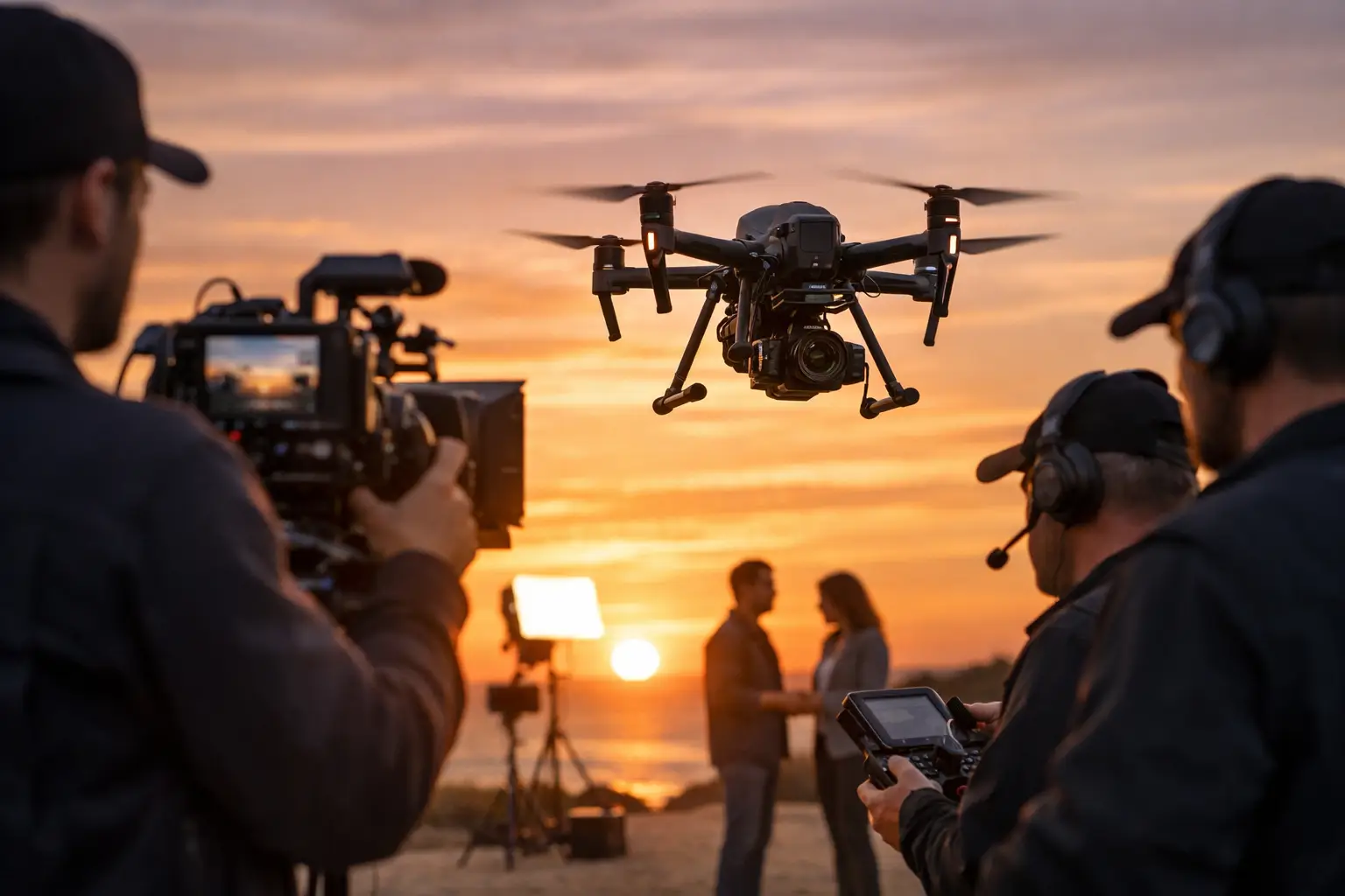 Comment intégrer un drone cinéma au tournage
