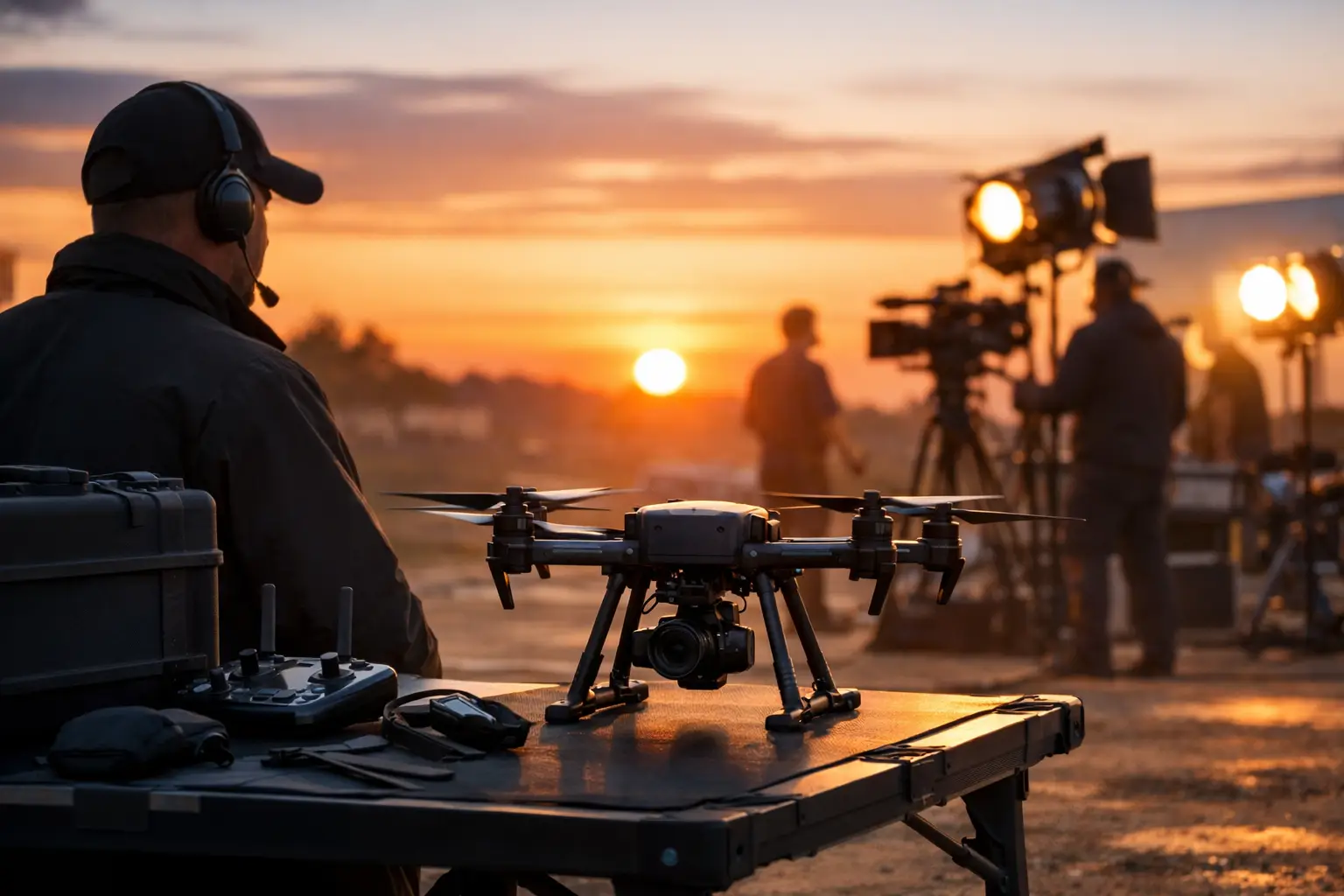 Comment sécuriser un tournage drone sur un plateau