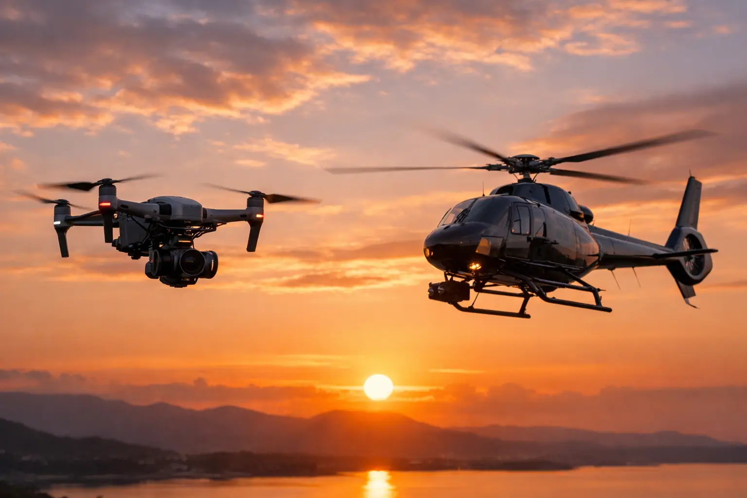 Drone aérien ou hélicoptère au cinéma : que choisir ?