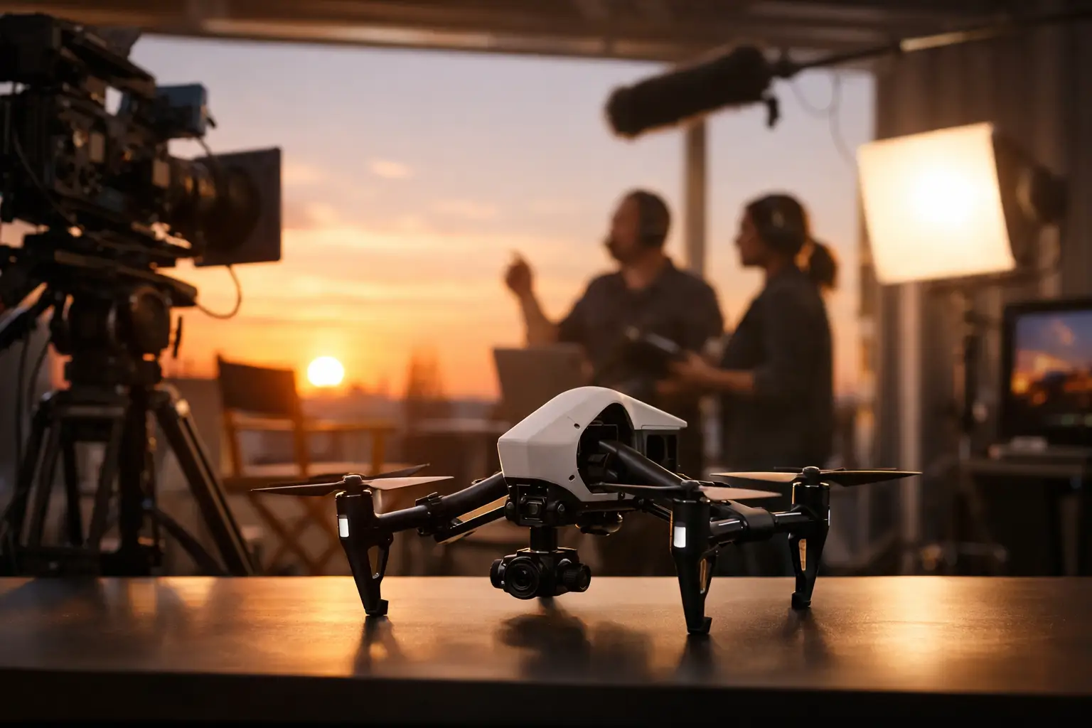 Comment intégrer un drone sur un plateau ?