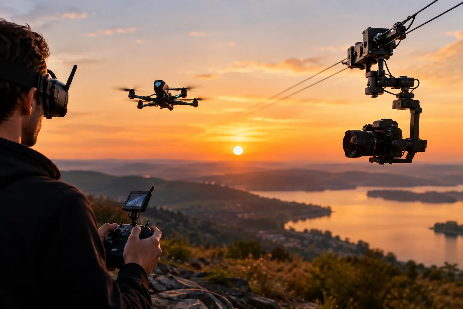 FPV ou cablecam : quel plan pour votre tournage ?
