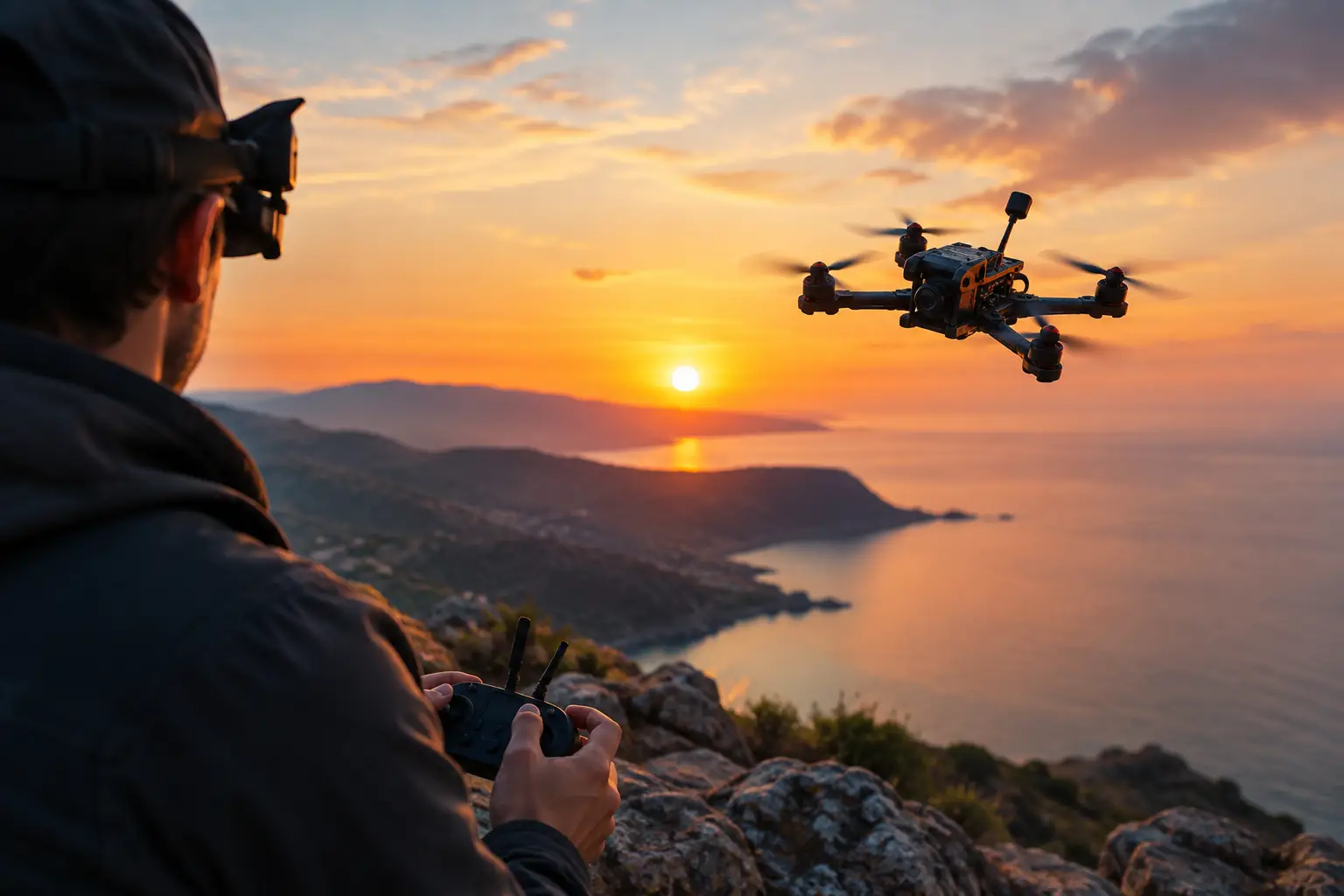 Meilleures scènes pour drone FPV en tournage