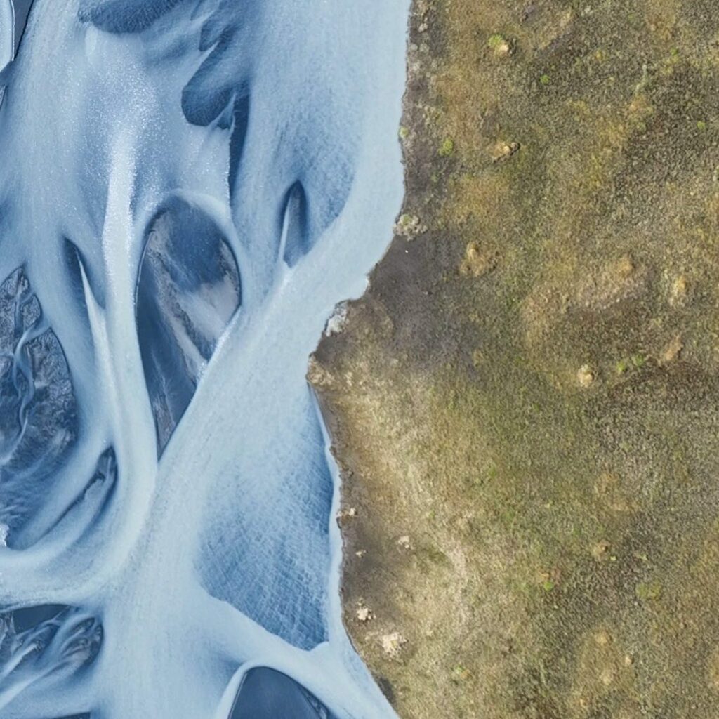 Braided rivers #iceland #braidedrivers